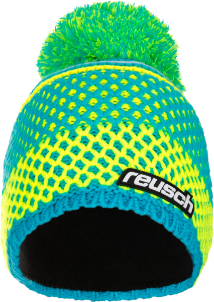 Reusch Ellie Beanie 6280030 2232 blue yellow front